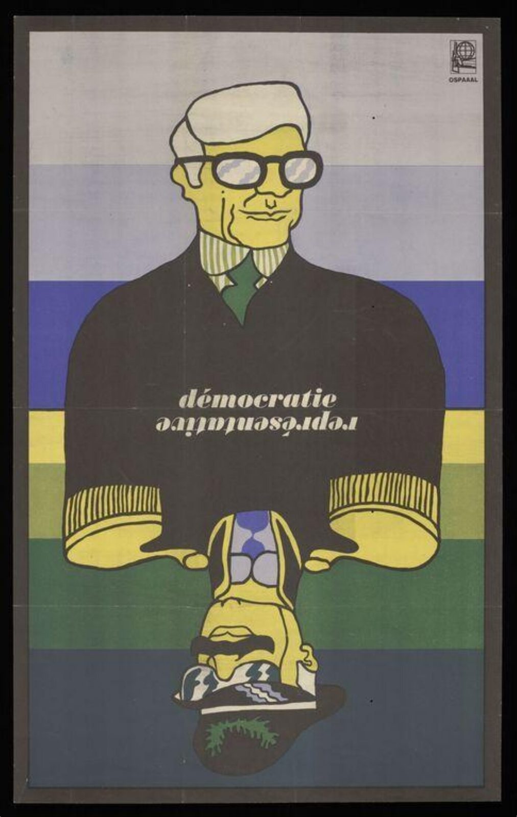 Democracy Representative, Alfredo Rostgaard, OSPAAAL, 1968. Source: Victoria and Albert Museum, collections.vam.ac.uk.